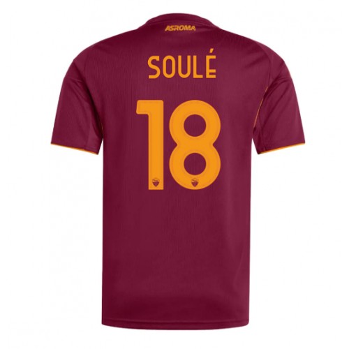 Stroje piłkarskie AS Roma Matias Soule #18 Koszulka Podstawowej 2025-26 Krótki Rękaw
